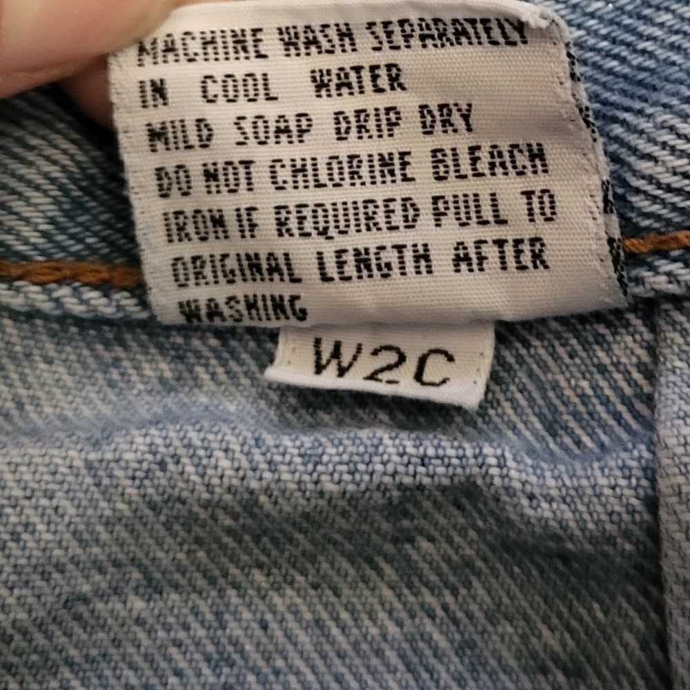 Vintage 100% cotton RIO Jeans size xs light blue mom jean - Picture 7 of 13